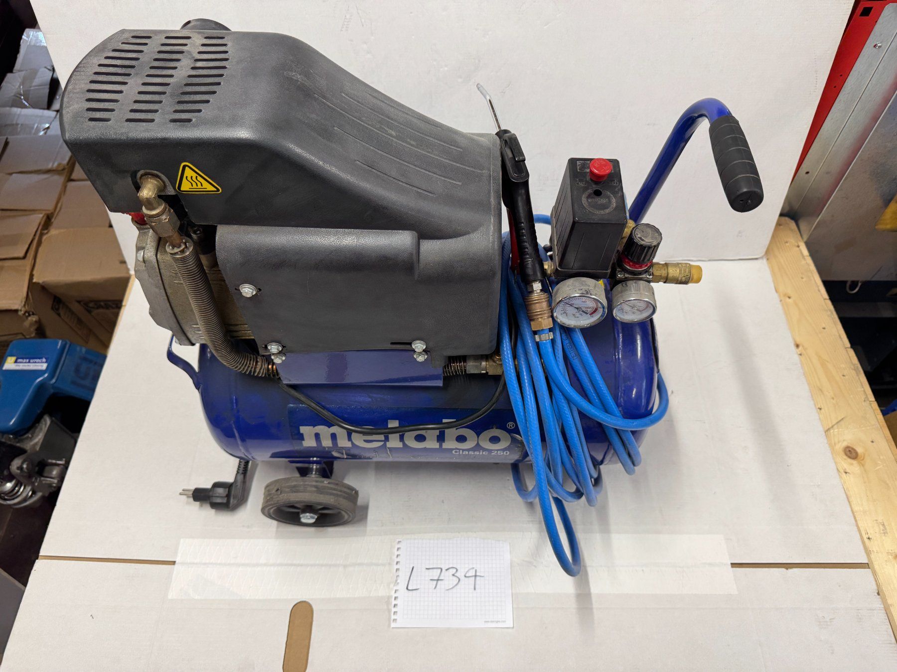 Metabo Kompressoren: Metabo Classic 250 Kompressor (L734) – Gebraucht aus Däniken SO von Profog1 1