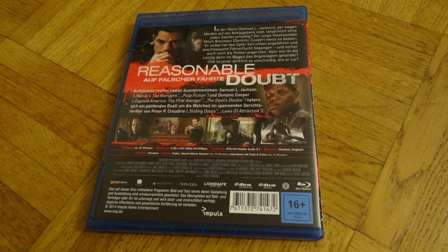 Tutti i DVDs: Reasonable Doubt BLU-RAY – Usato da Olten venduto da Disc-Verkauf 2