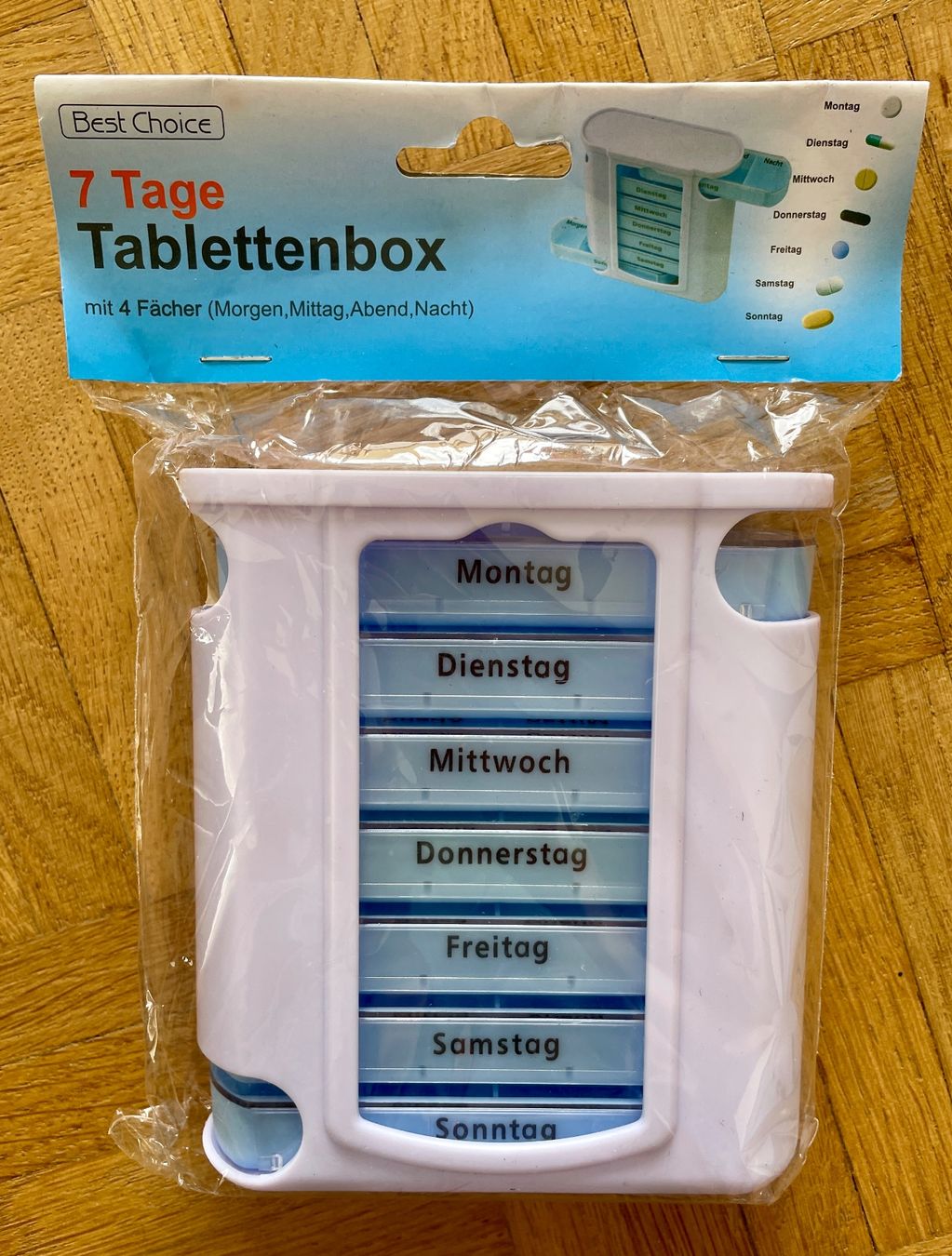 Sonstige Kosmetik & Pflege: Tablettendispenser/ Tablettendose/ Dosett für 7 Tage, NEU – Neu und originalverpackt aus Gümligen von soleil149