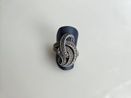 Silberring mit Pyrit Grösse 56