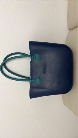 O Bag Handtasche, marineblau, Top Zustand, selten genutzt! (