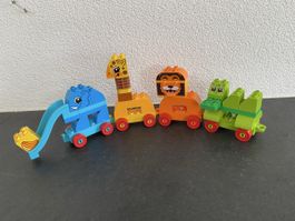 LEGO Duplo Tierzug 10955 Elefant, Giraffe, Löwe, Krokodil