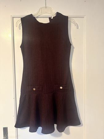 Elegantes Kleid von Zara in Weinrot, Grösse S, Herbst! (49)