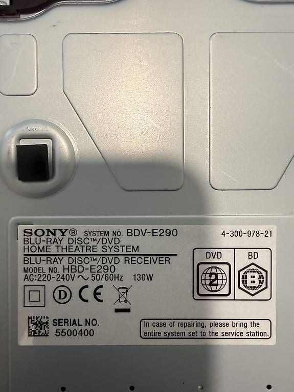 Heimkino: Sony Homecinema System mit Blueray – Gebraucht aus Kloten von robinho83 2