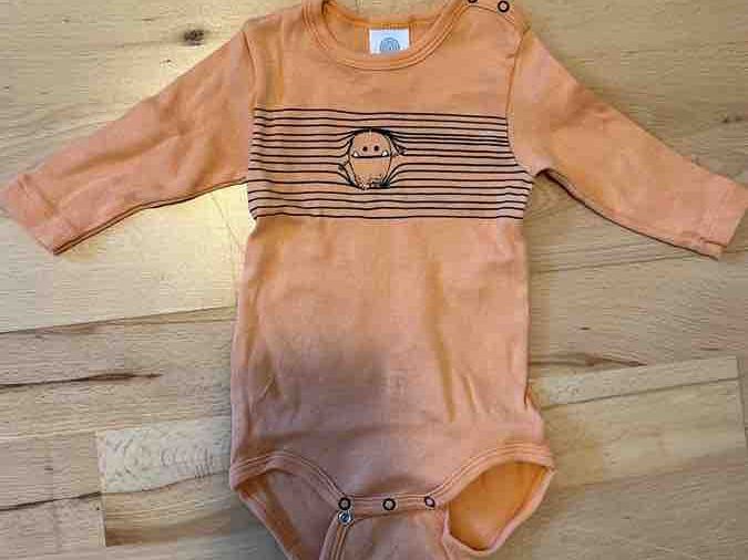 Biancheria intima: Baby Body orange Langarm Grösse 62 – Usato da Zürich venduto da Jakomo007