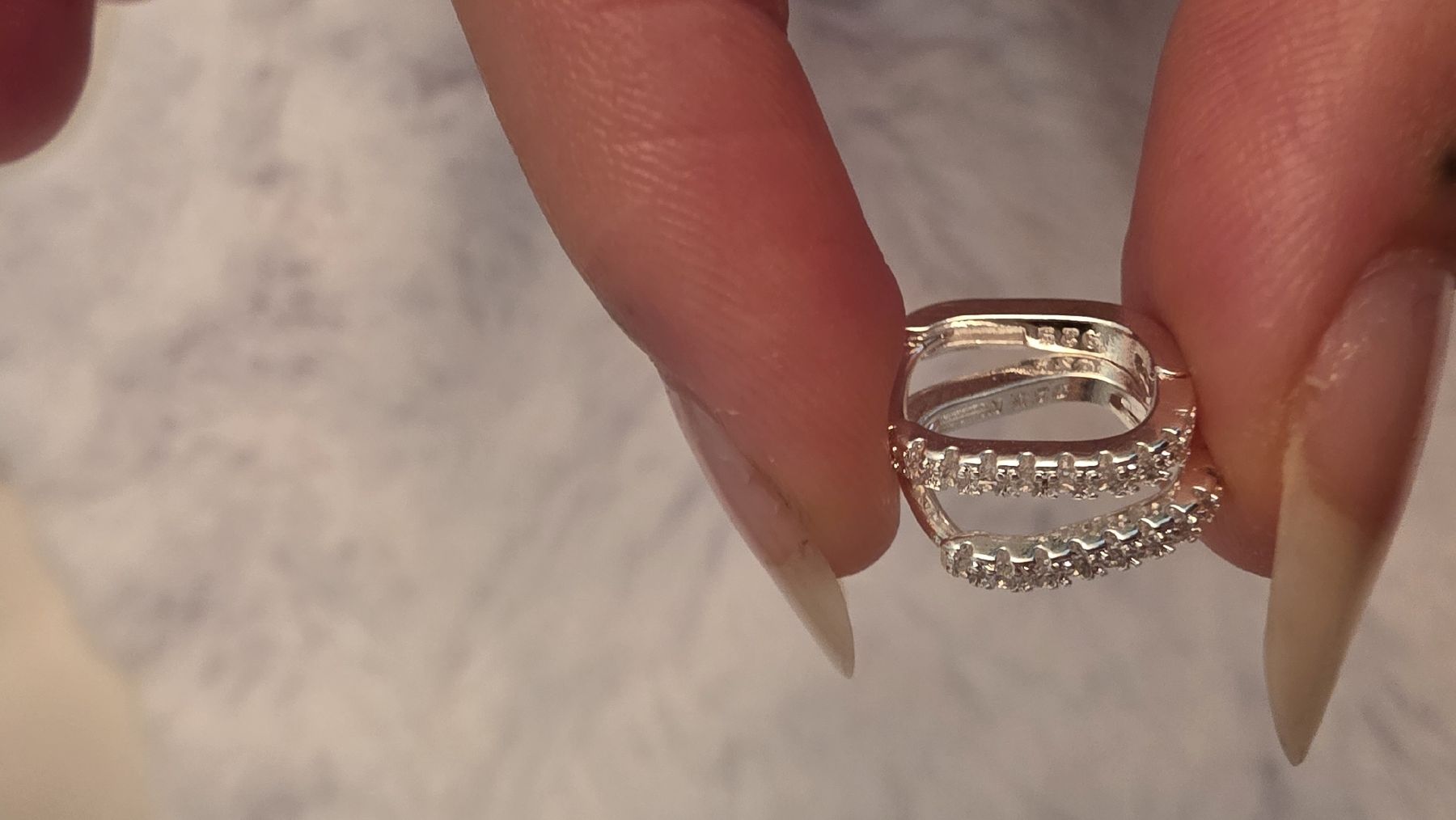 Boucles d'oreille: 925 Sterling silver Ohrringe – Neuf (Voir description) à Widen par kev_f5vk 2