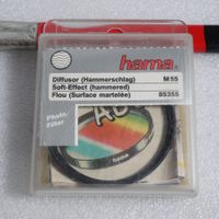 Hama 55mm Diffuser Filter / filtre. NOS.