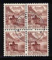1939 Landschaften Nr.242z im 4er-Block ʘ