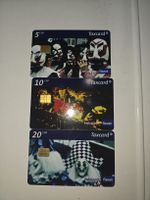 Lot de 3 cartes téléphoniques Swisscom Taxcard