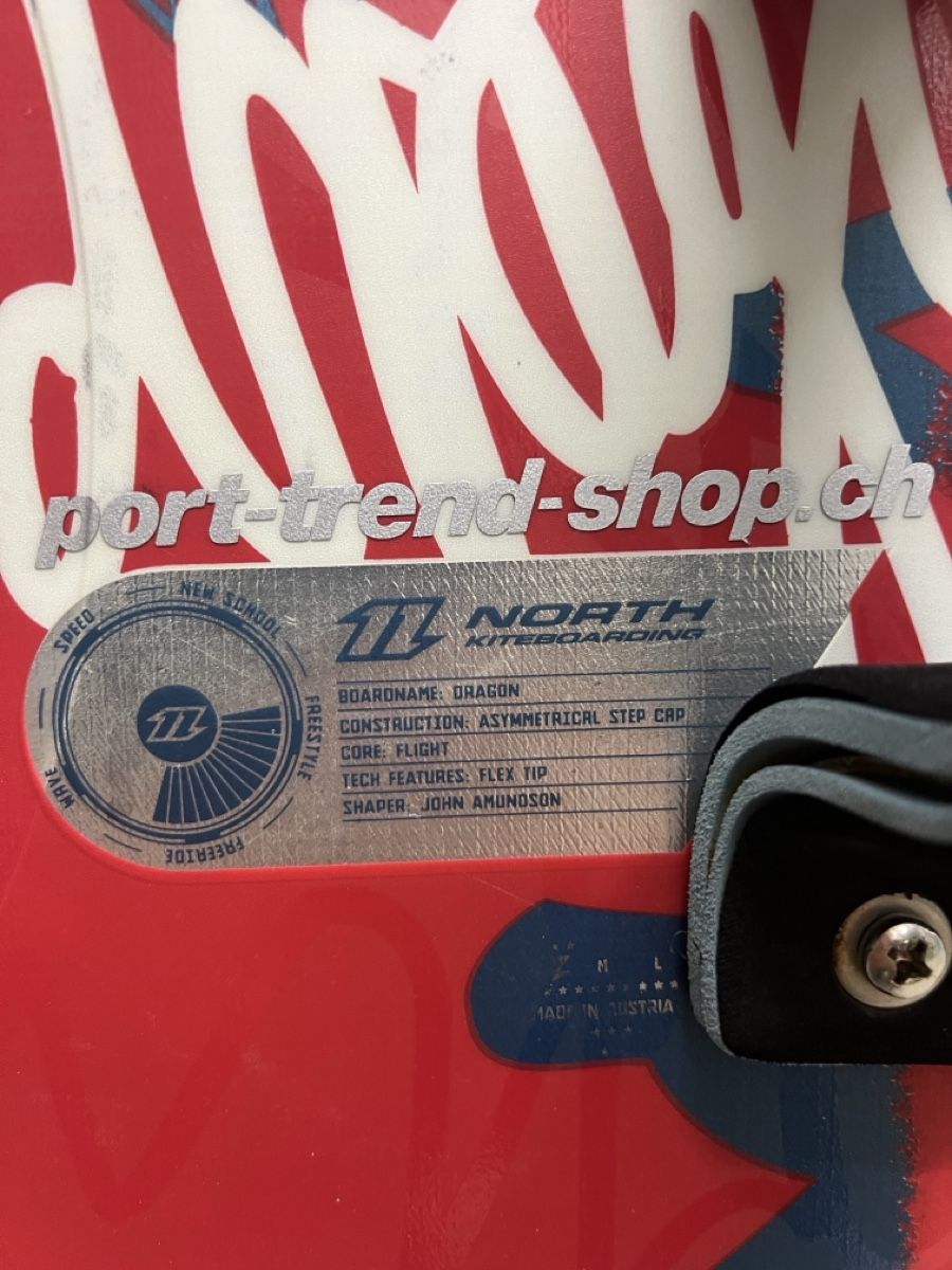 North Kite: North Kiteboarding Dragon Kiteboard – Gebraucht aus Zürich von c.n.weiss 1