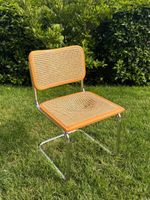Freischwinger Wiener Geflecht Stuhl Thonet
