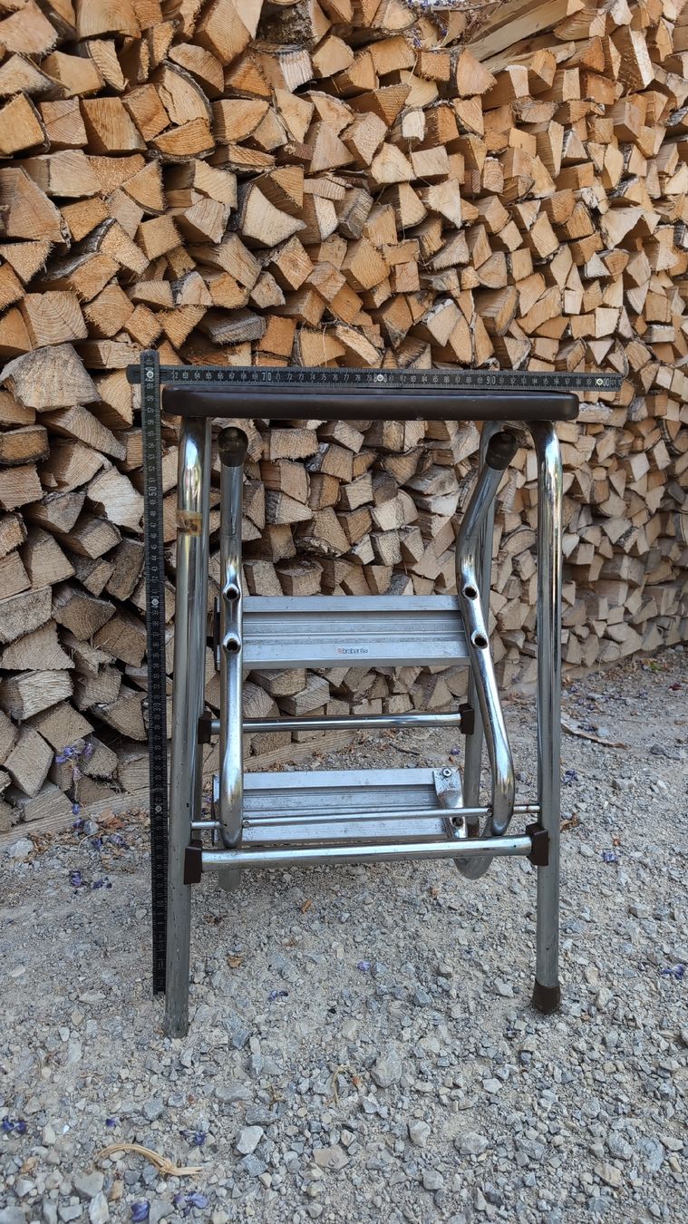 Sgabelli: Tret-Hocker Metall m – Usato da Oltingen venduto da gys_2yjc 1