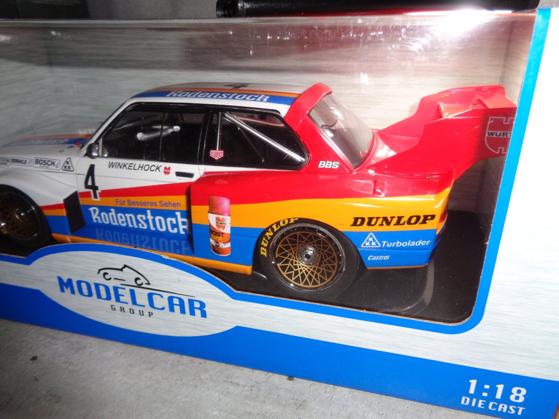 BMW Modellini d'auto: MCG 1:18 BMW 320 Gr.5 DRM 1979 – Nuovo e nell'imballaggio originale da Reconvilier venduto da rallycar 2