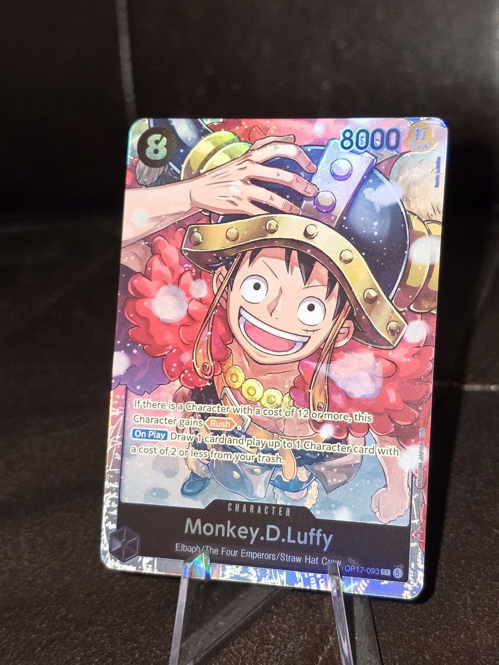 Bandai Carte collezionabili: One Piece Monkey D. Luffy OP17-093 SR – Nuovo e nell'imballaggio originale da Bronschhofen venduto da dvnb