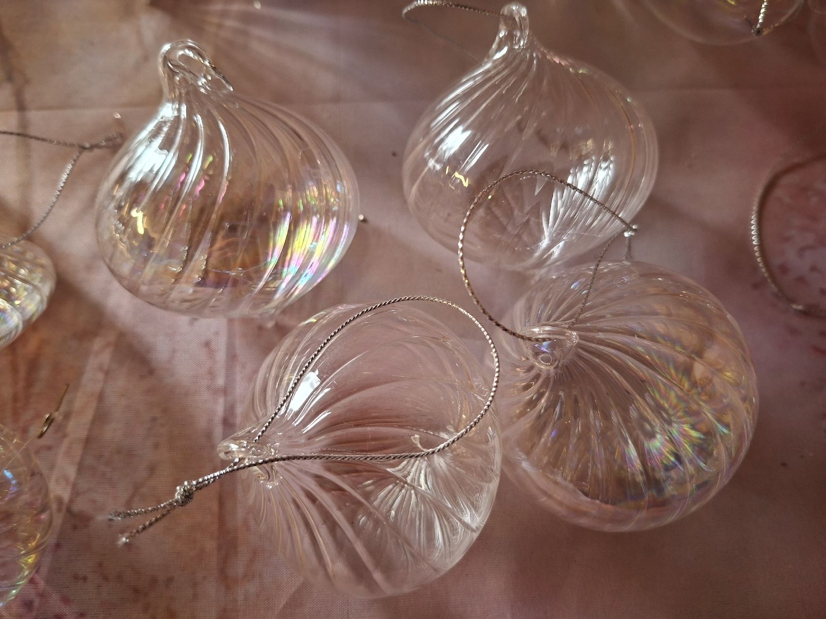 Tutte le decorazioni: neu: 26 Weihnachtskugeln Glas irisierend 6-9,5cm – Nuovo (secondo la descrizione) da Nassen venduto da verrueckt 3