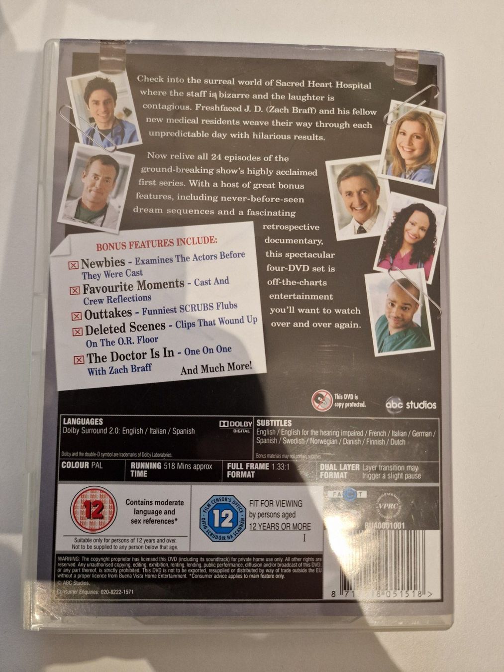 Tutti i DVDs: Scrubs - Season 1 – Usato da Buchrain venduto da Sssschaller 1