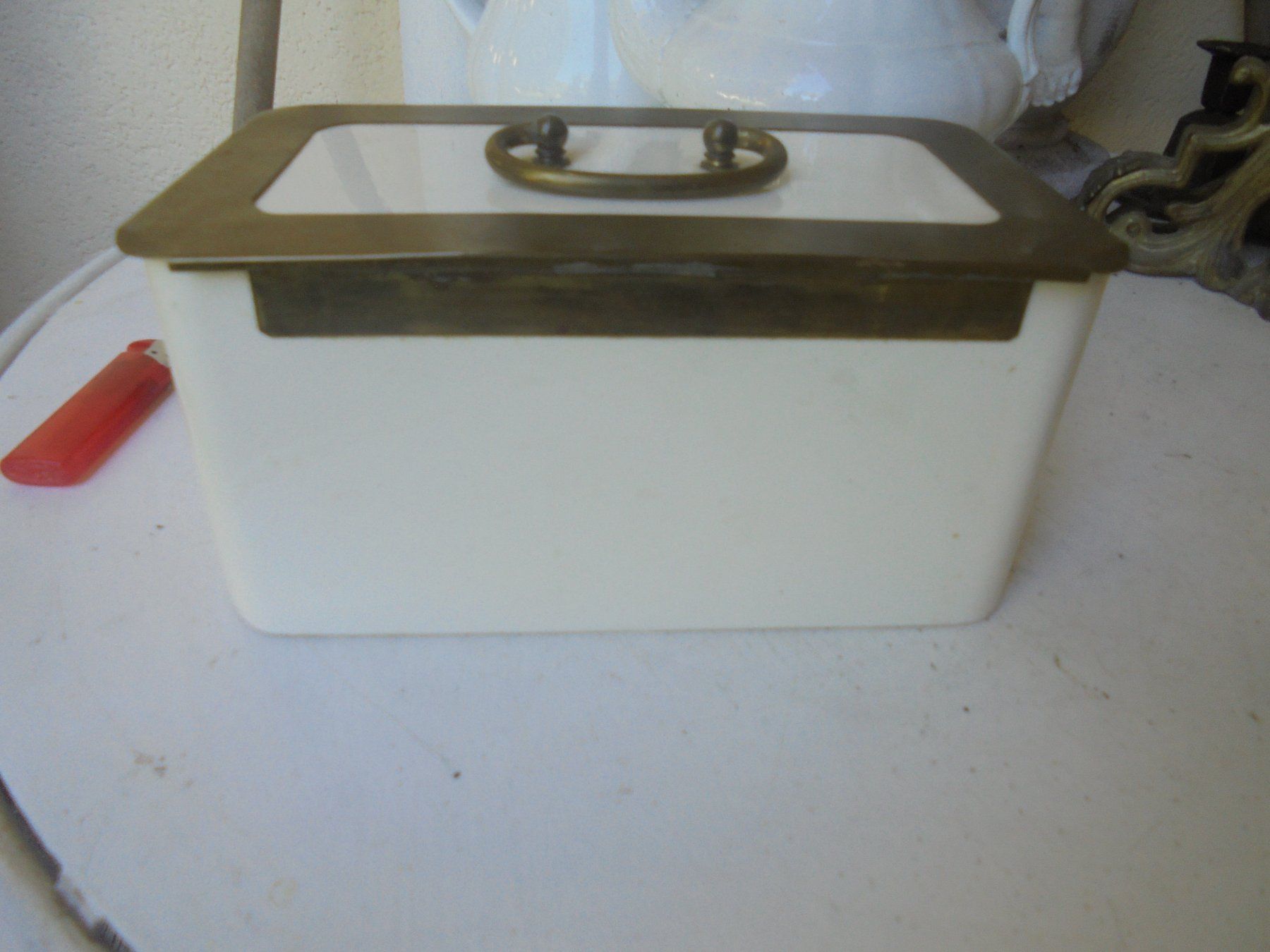 Contenitori & Simili: Antike Biscuitdose, originaler Art.Deco ca. 1920 – Usato da Camorino venduto da Hunpete 4