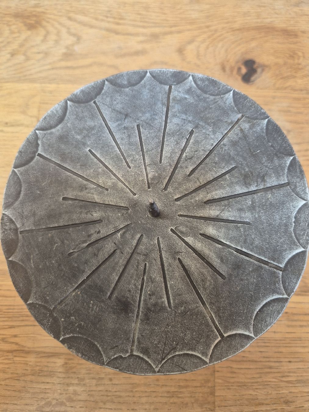 Candele: Kerze mit Bauermalerei altrosa 22cm.hoch – Nuovo (secondo la descrizione) da Heimenschwand venduto da shala13 3