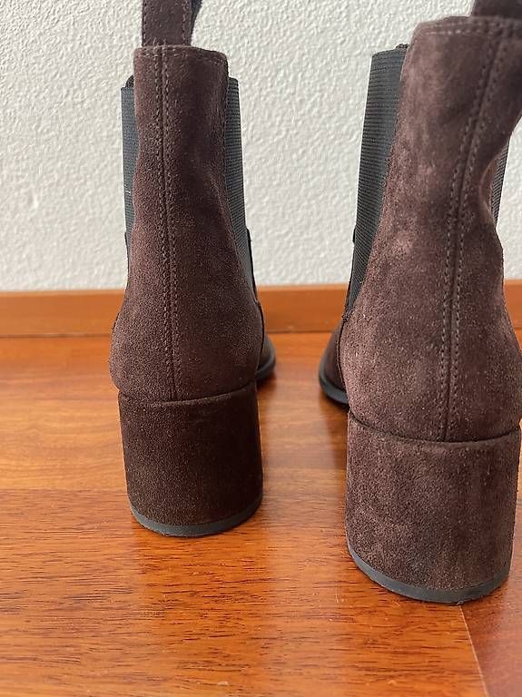 Scarpe da donna: Neu Wildleder Stiefelette Gr.38, braun – Usato da Buchs ZH venduto da wunderwelt74 2