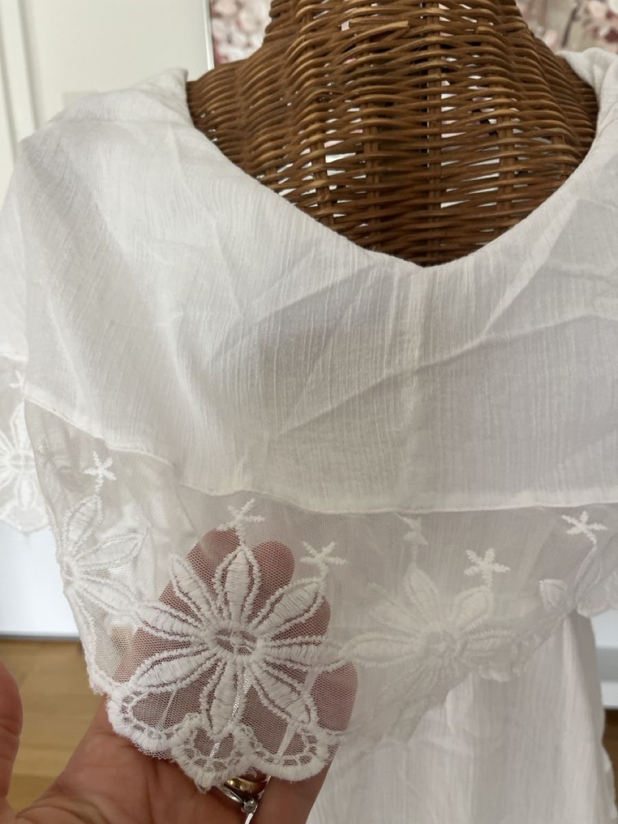 H&M Vestiti: Kleid, Weiss mit Spitze, 36, H&M – Usato da Solothurn venduto da Bobesch08 4
