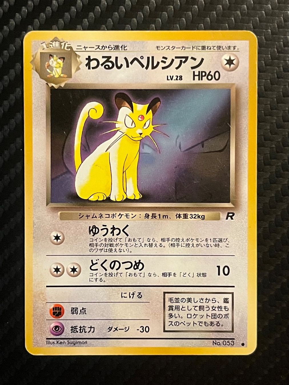 Pokémon Cartes à collectionner: Dark Persian No.053 Promo Japanese – D'occasion à Genève par WildPidgey