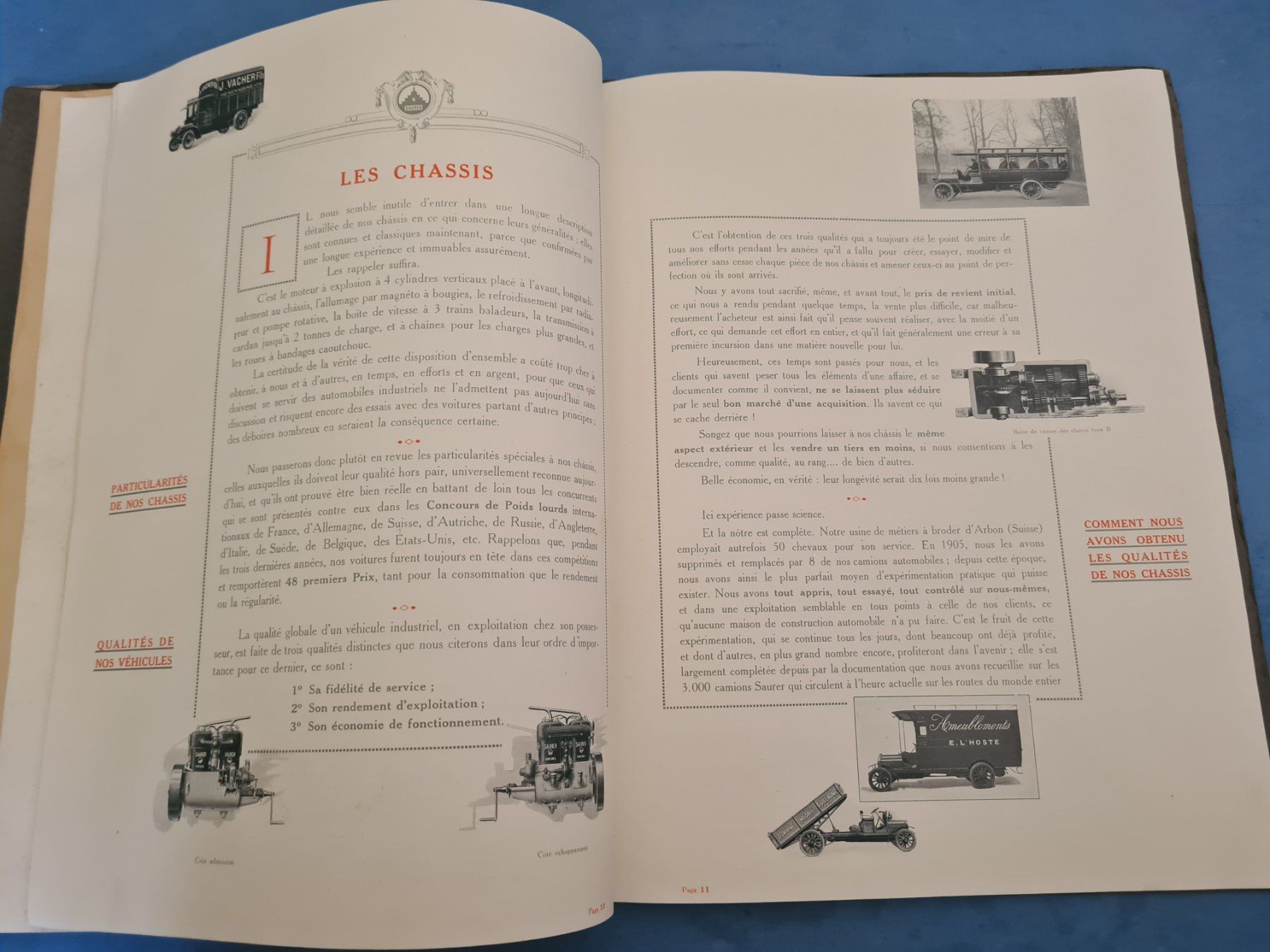 Saurer Documents: SAURER  PRE-WAR  BROCHURE  VINTAGE  COLLECTION – D'occasion à Bellevue par BURGOLMANIA 8