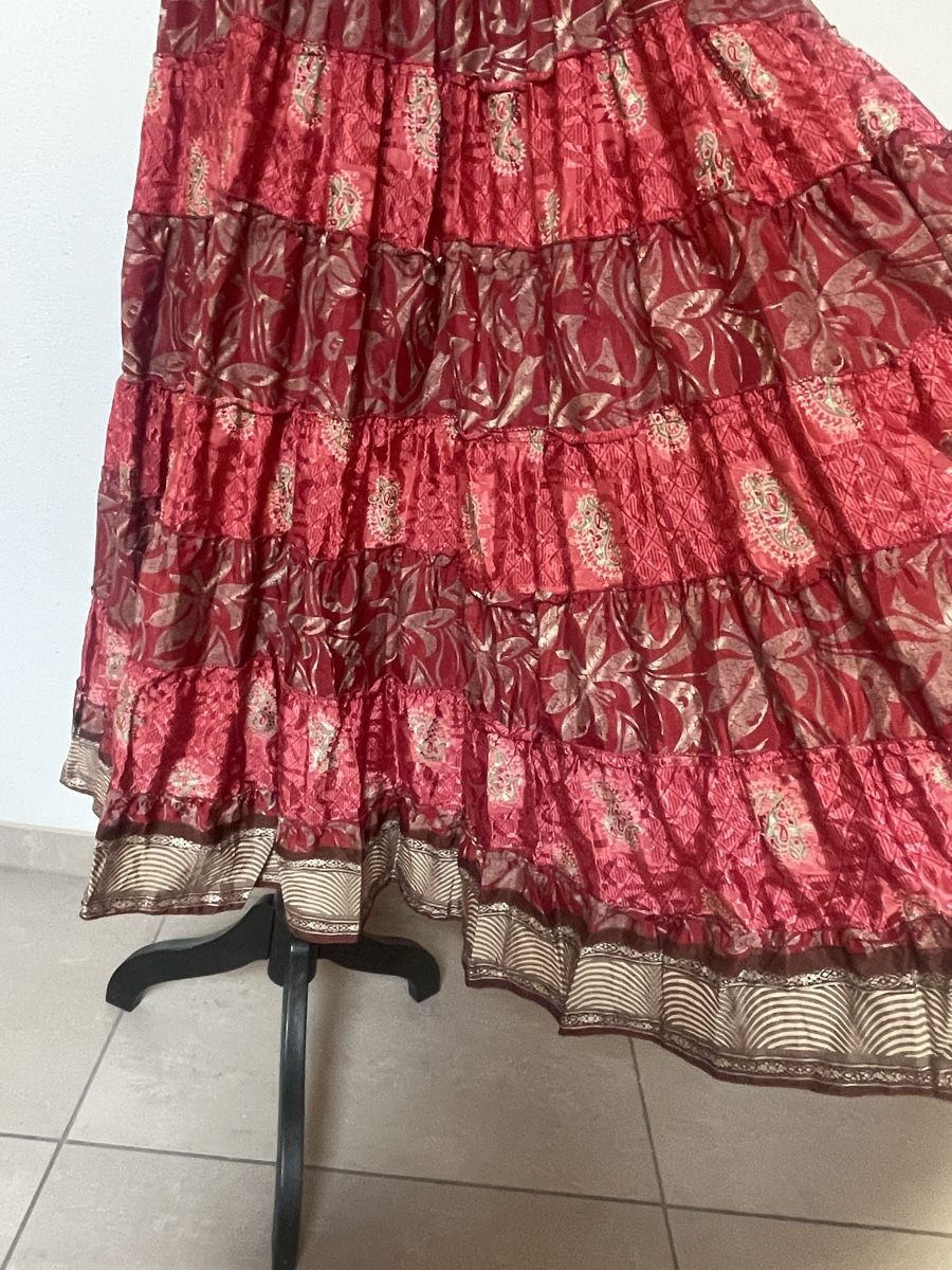 Gonne: Boho Midikleid / Maxirock mit Seide – Nuovo (secondo la descrizione) da Sigriswil venduto da ck56 7