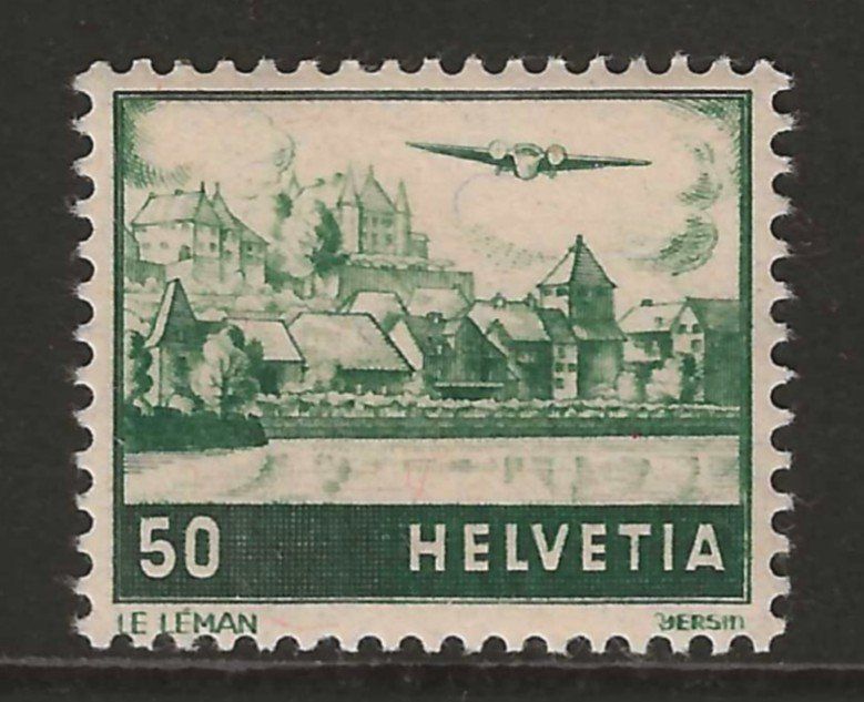 Tutti i francobolli: Flugpost Doppelprägung Nr. F29.DD , postfrisch ** – Nuovo (secondo la descrizione) da Gümligen venduto da Geniusbuy