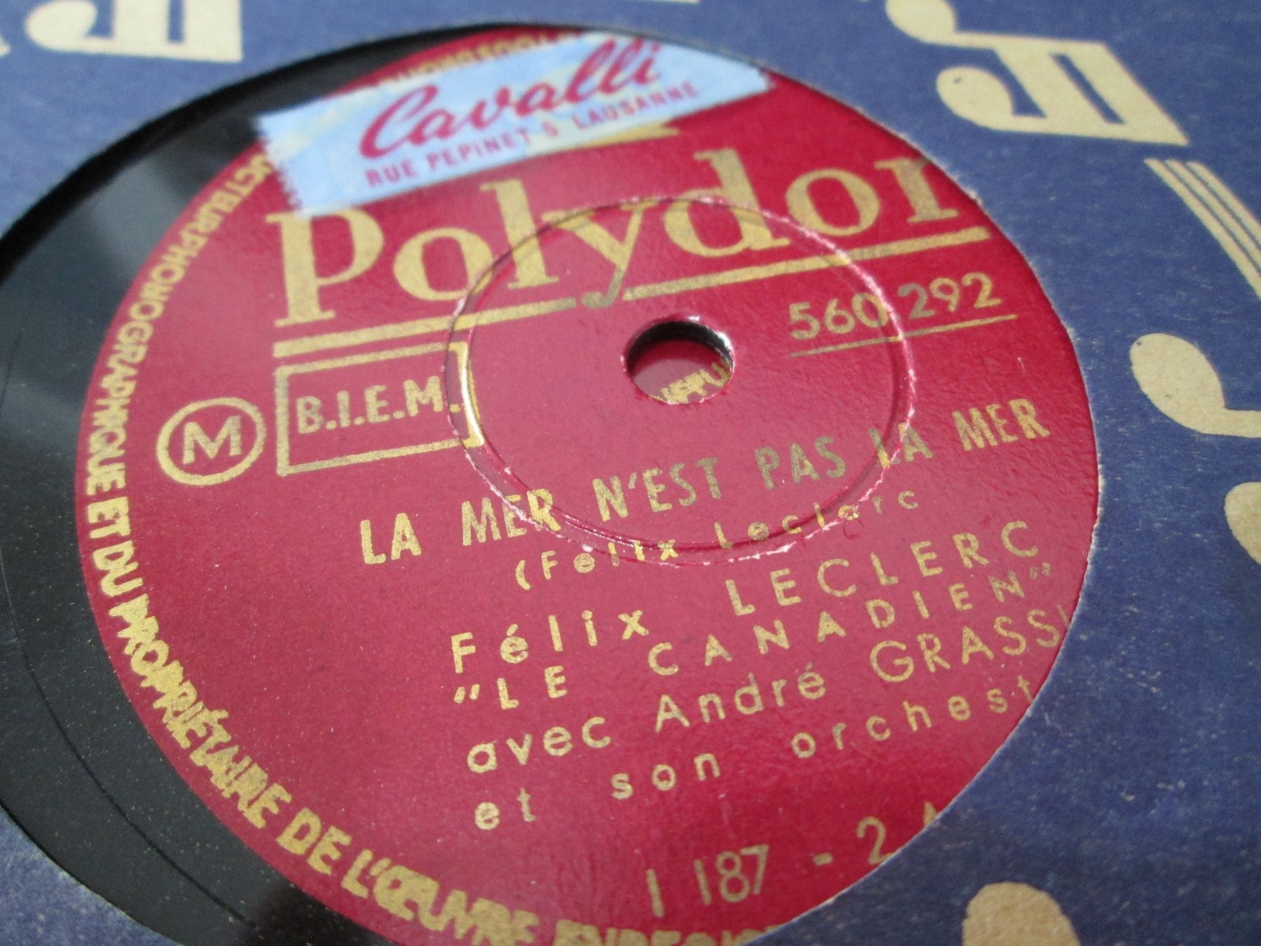 Schallplatten: DISQUES 78 TOURS – Gebraucht aus Lausanne von Leag 7
