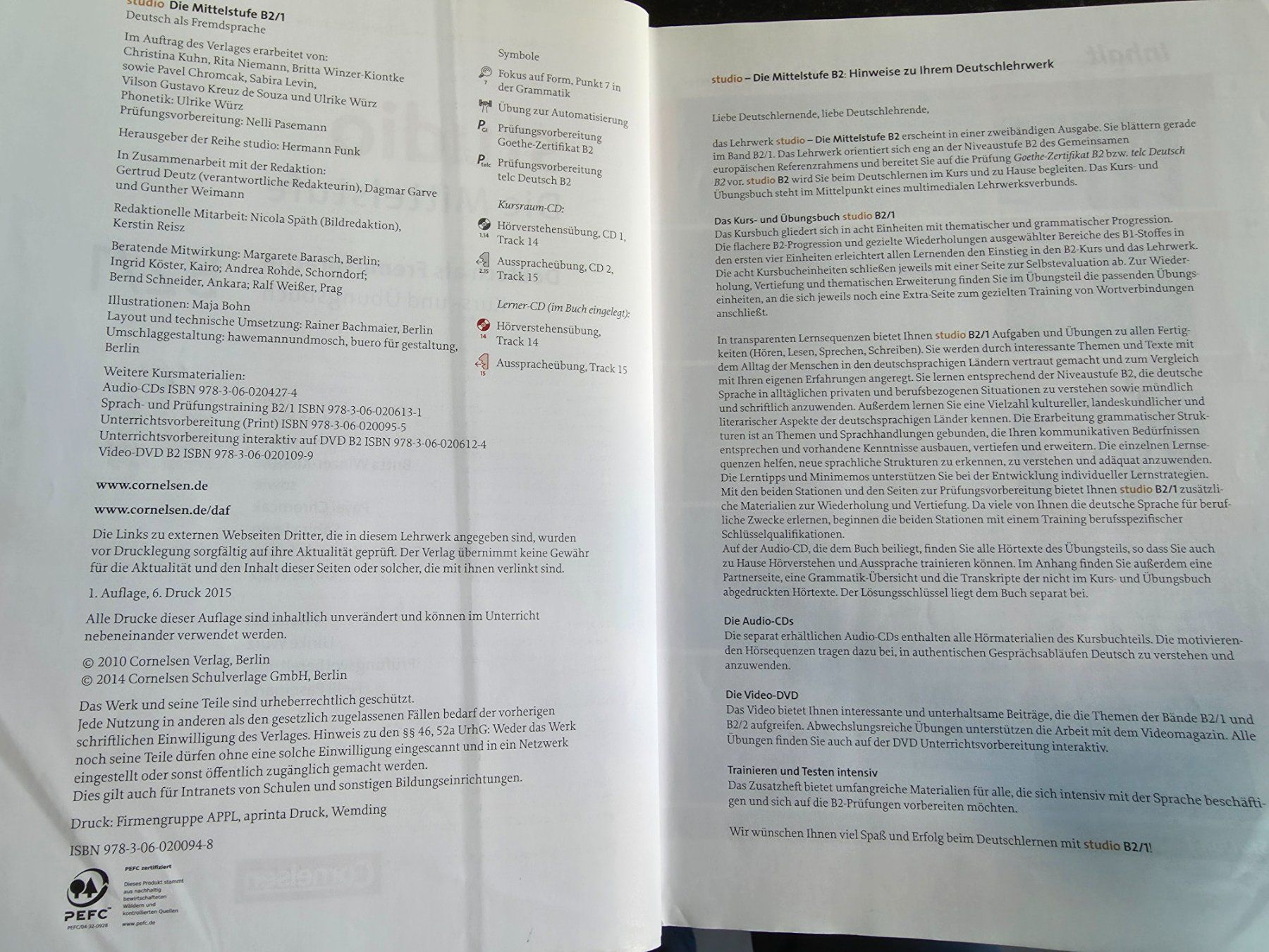 Libri: studio Die Mittelstufe B2 Gesamtset – Usato da Uetikon am See venduto da Zerminclan 4