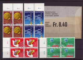 1979 Sonderpostmarken 4er-Block Serie Kat.Wert 14.40