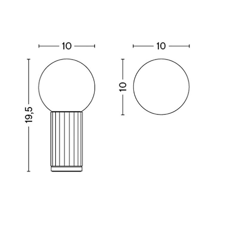 Hay Lampade: Tischleuchte turn on von Hay – Nuovo e nell'imballaggio originale da Interlaken venduto da solange02 2
