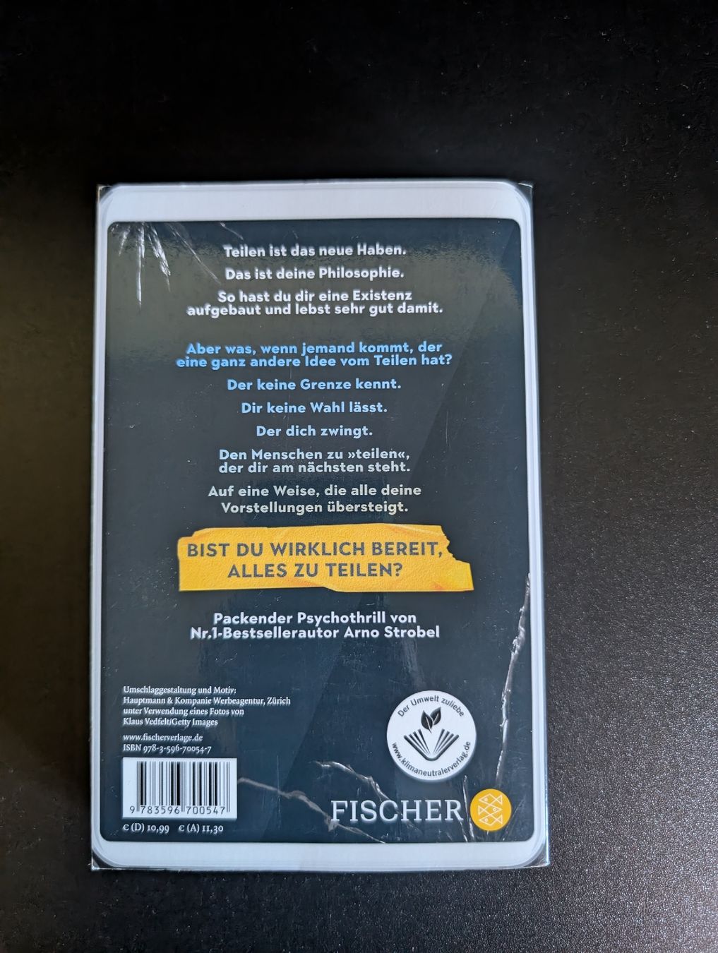 Libri: Buch Sharing von Arno Strobel Psychothriller – Usato da Wölflinswil venduto da Jes_m9j7 1