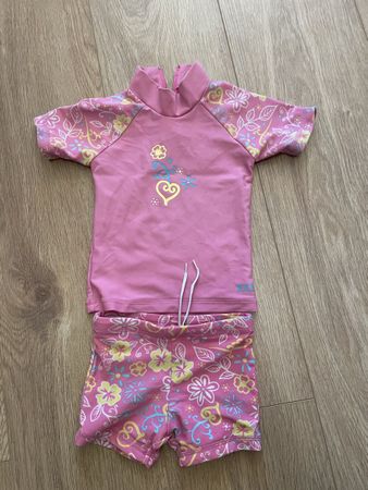 Herziges Badekleid, zweiteilig Gr.80