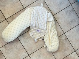 Stillkissen Candide Multirelax beige gepunktet  (waschbar)