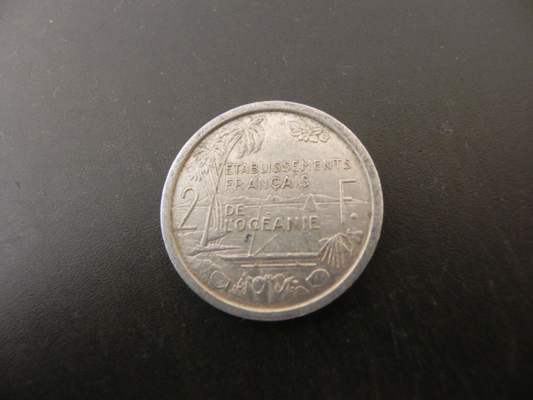 Tutti le monete: Französisch Polynesien 2 Francs 1949 – Usato da Biel/Bienne venduto da Gogolozi 1