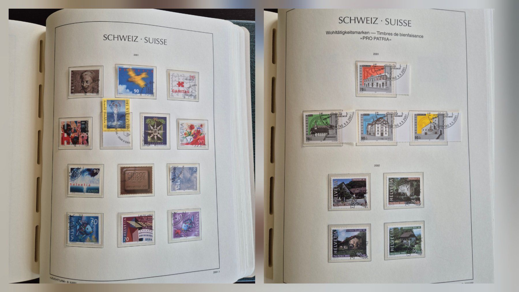 Tutti i francobolli: Schweiz Sammlung 1960-2003 – Usato da Buus venduto da papillon098 9