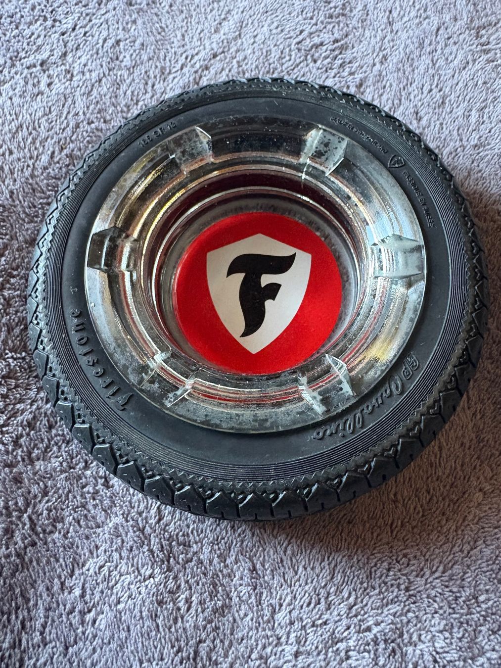 Firestone Portacenere: Cendrier publicitaire Vintage Firestone 2 – Usato da Fully venduto da fre_58gk