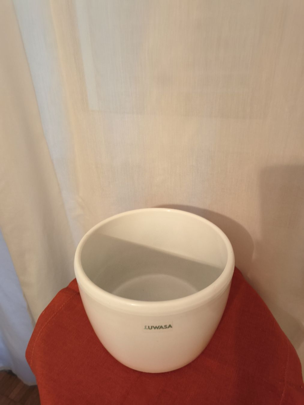 Vasi per fiori: Luwasa ceramic pot, white, home and garden, spring! – Usato da St. Gallen venduto da lis_8z5f 1