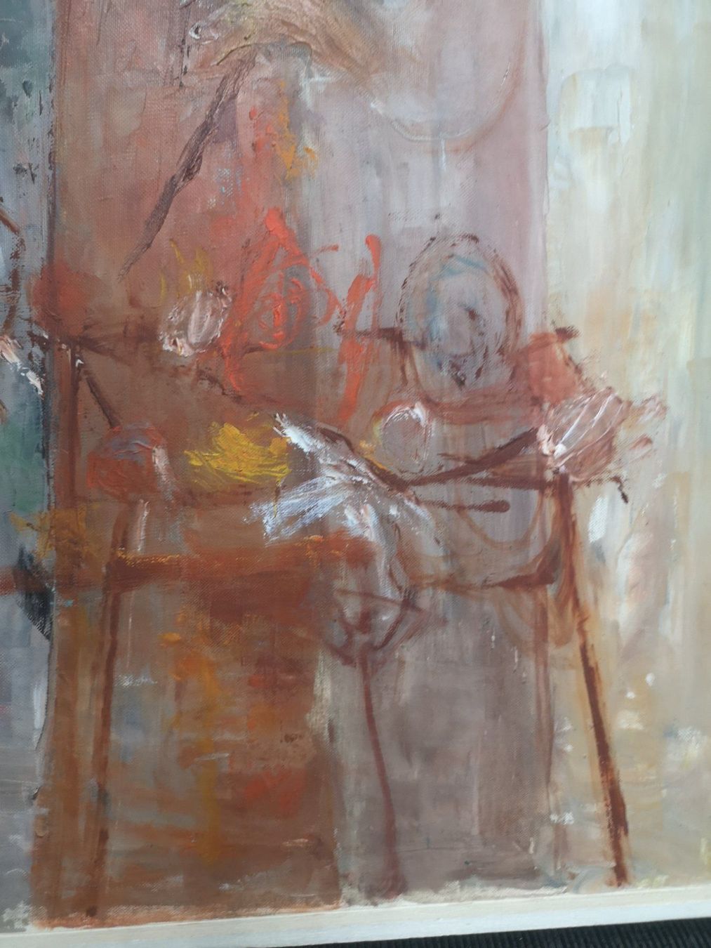 Gemälde: A. VOLPI HUILE SUR TOILE SIGNÉE – Gebraucht aus Genève von Qanil77 3