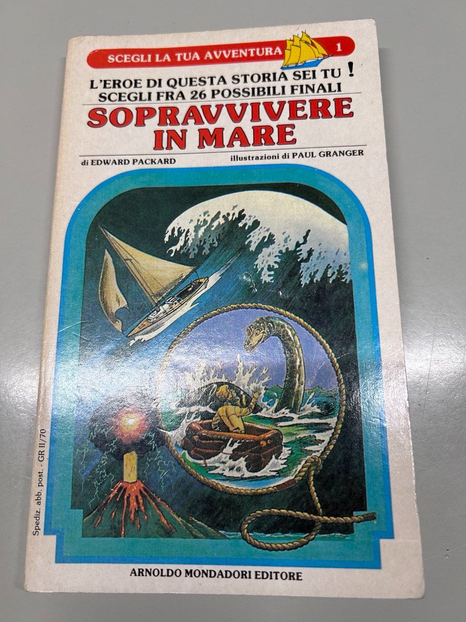 Libri: N. 1 "Sopravvivere in mare" - Edward Packard 1986 – Usato da Giubiasco venduto da LorisVale