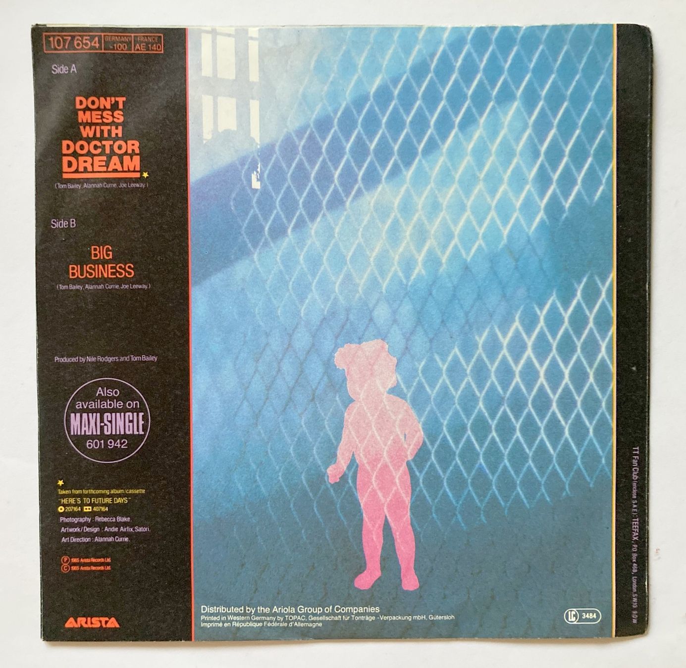 Dischi in vinile: THOMPSON TWINS - DON'T MESS WITH DR. DREAM – Usato da Bottens venduto da hotter-than-hell 1