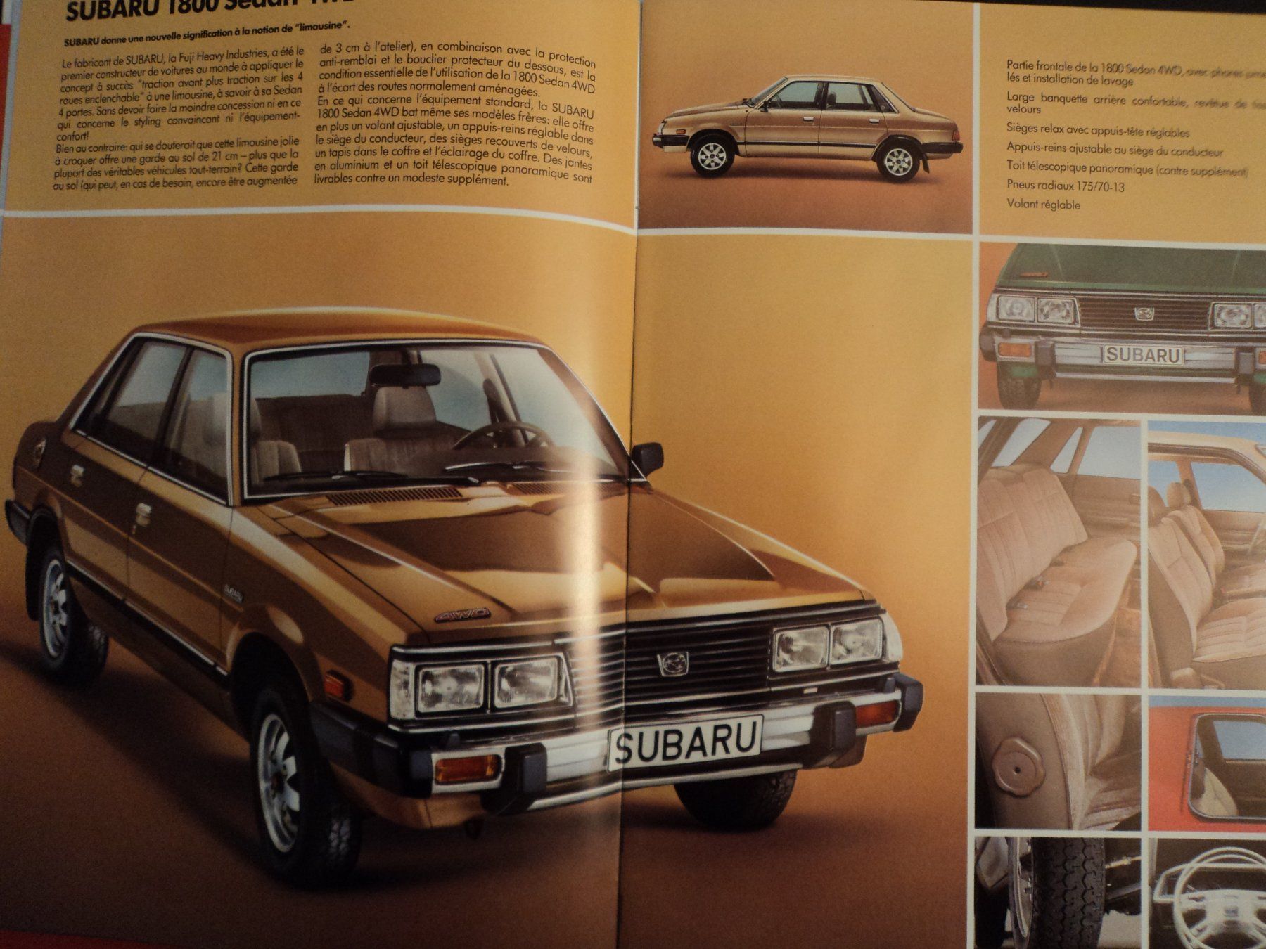 Subaru Dokumente: Prospekt Subaru Jahresprogramm 1980er – Gebraucht aus Schwarzenburg von modelCARama 4