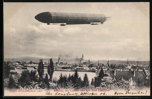 Photos & posters: Zeppelin-Luftschiff überfliegt Konstanz – D'occasion à Berlin par bartko-reher