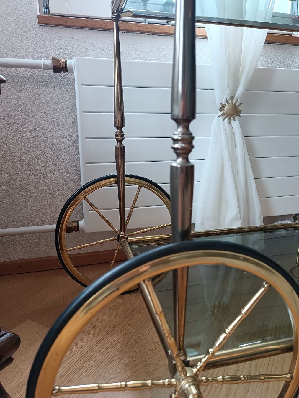 Carrelli di servizio: Antiker Servierwagen, Bar Bronze  – Usato da Zweidlen venduto da Oeverlord 4