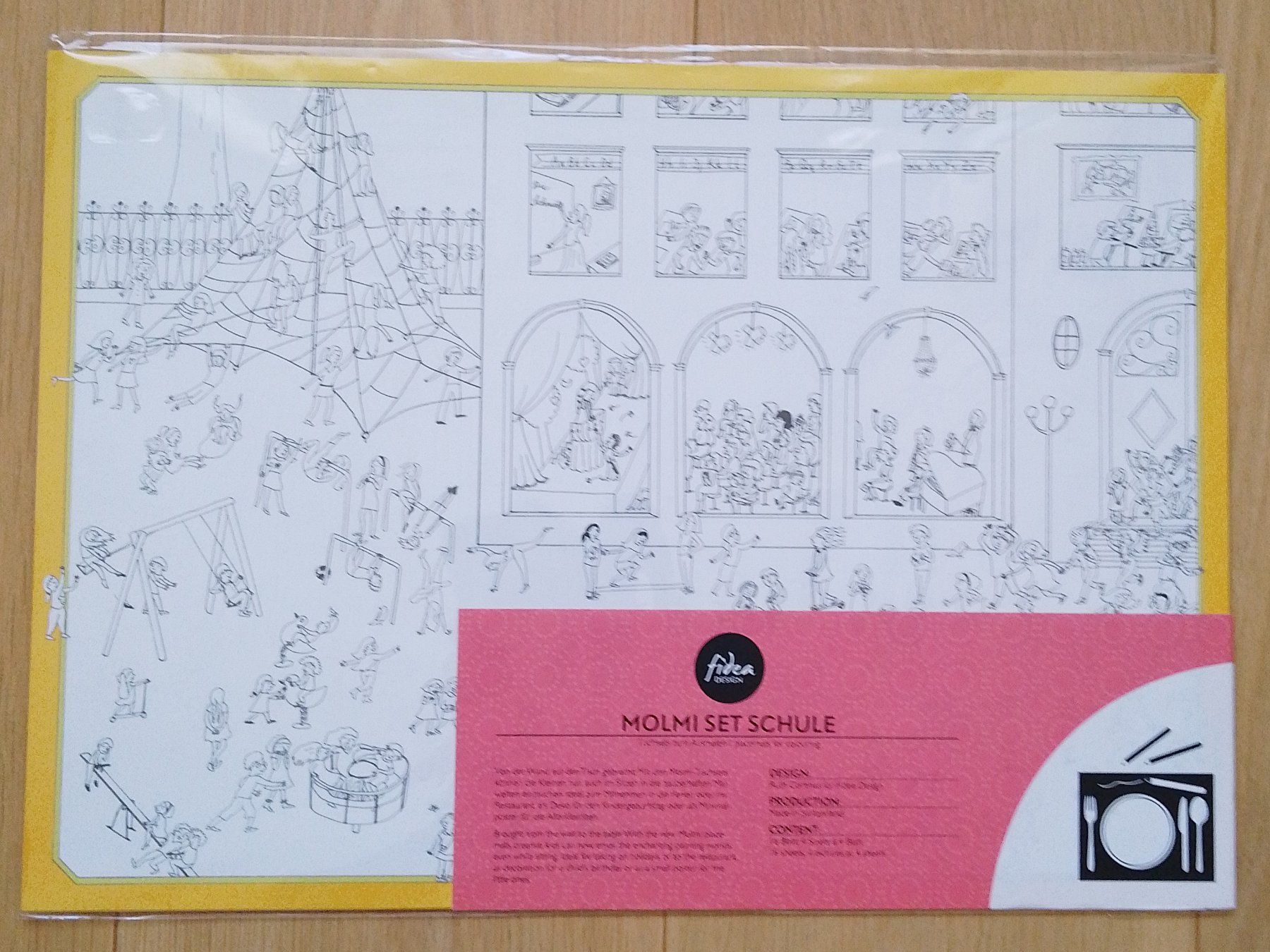Bastelsets: Fidea Design Molmi Set Schule Tischsets 16 Blatt 4 Sujets – Neu und originalverpackt aus Wohlen AG von salamanderspielwaren