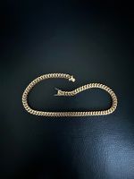 Chaine Cuban plaqué or 18K (46cm)