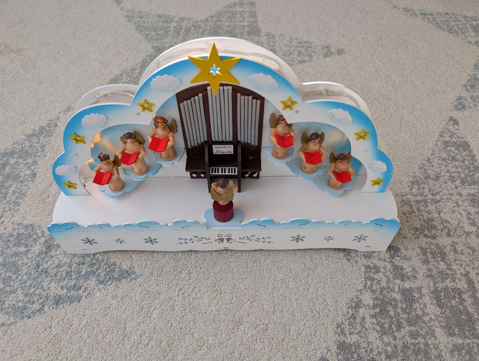 Tutte le decorazioni: Weihnachtsdekoration Engel mit Orgel beleuchtet – Usato da Stansstad venduto da Martman19 1