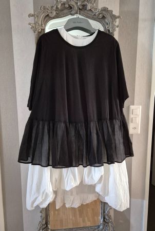 NEU leichtes Shirt/Tunika RUNDHOLZ Black OS