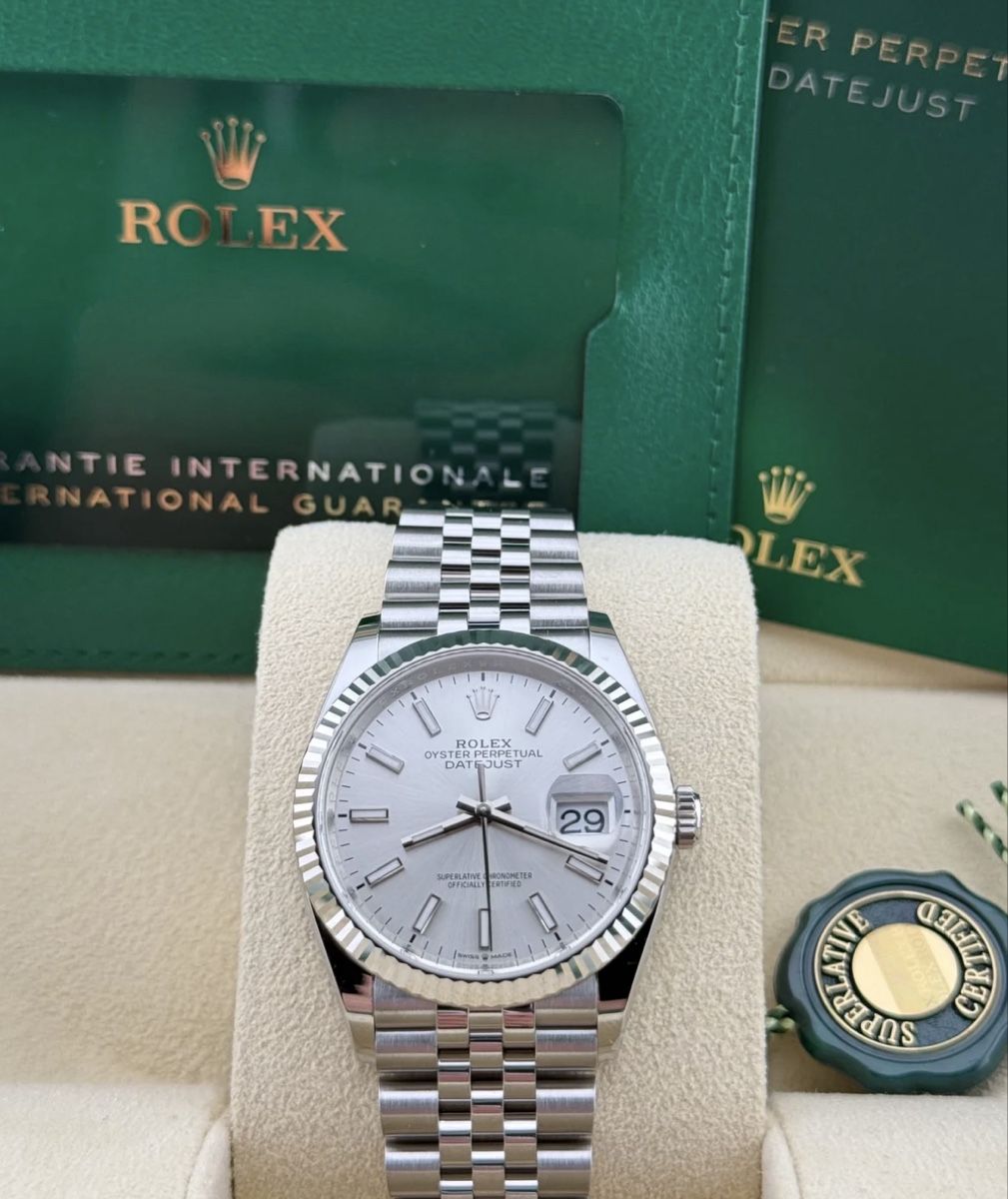 Rolex Uhren: Rolex Datejust 36 Silver Jubilee 126234 – Gebraucht aus Küsnacht ZH von Mecxco